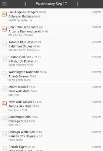 Image 0 for Baseball Scores MLB Sched…