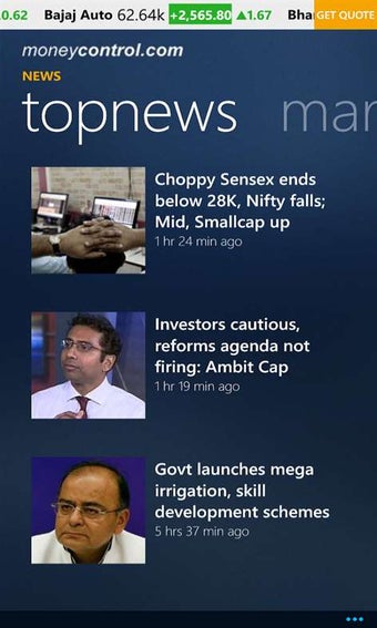 Image 2 for moneycontrol for Windows …