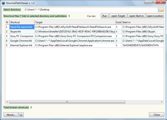 Image 0 for ShortcutPathViewer