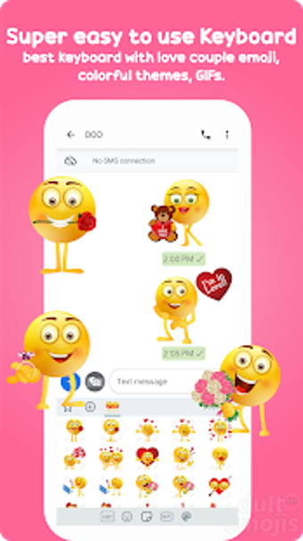 Image 0 for Love Couple Emoji Sticker…