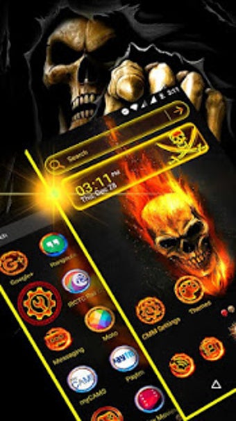 Image 2 for Skull Launcher Theme