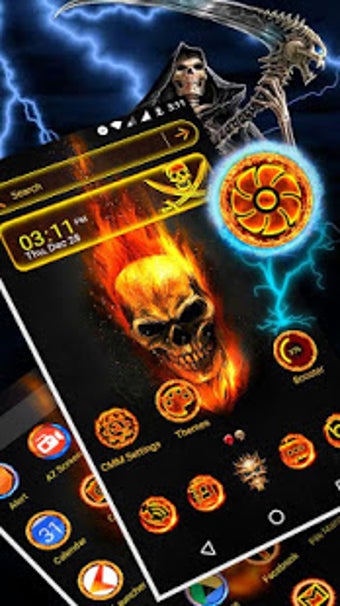 Image 1 for Skull Launcher Theme