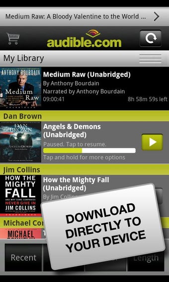 Imagen 1 para Audiobooks from Audible