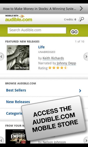 Imagen 2 para Audiobooks from Audible