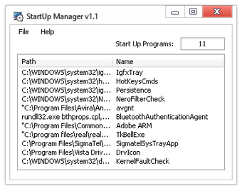 Image 0 for StartUp Manager