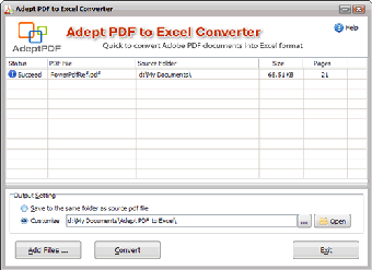 Image 0 for Adept PDF to Excel Conver…