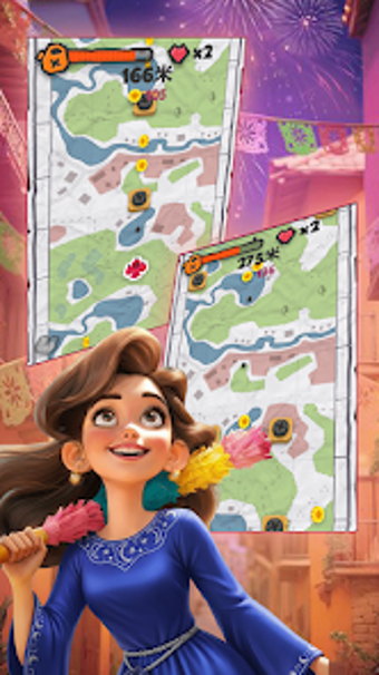 Image 0 for Cartoon airplane flying