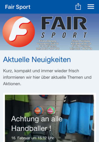 Image 0 for Fair Sport Duisburg