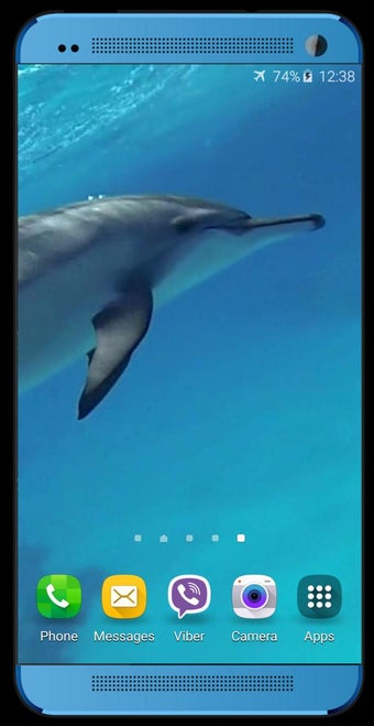 Imagen 1 para Dolphins +Sound Live Wall…
