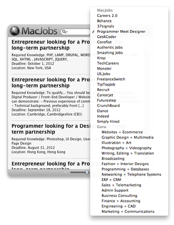 Image 0 for MacJobs Widget