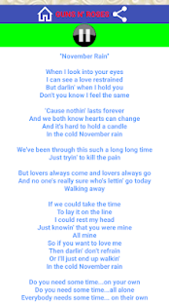 Image 2 for November Rain Songs