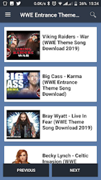 Image 0 for WWE Entrance Theme Songs …