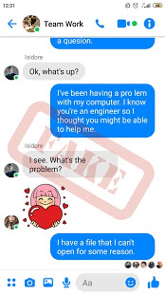 Imagen 3 para Fake messenger conversati…