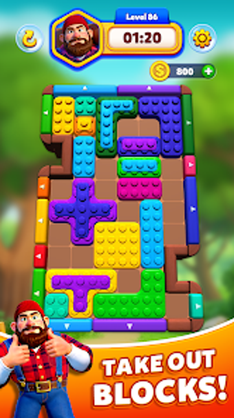 Image 0 for Color Block Run - Puzzle …