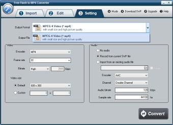 Image 2 for Free Flash to MP4 Convert…