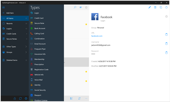 Image 3 for mSecure 5 for Windows 10