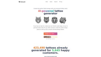 Image 0 for TattoosAI