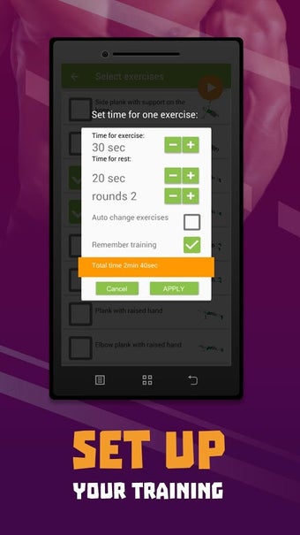 Imagen 1 para Plank workout BeStronger