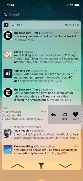 Image 1 for Twitget - Widget for Twit…