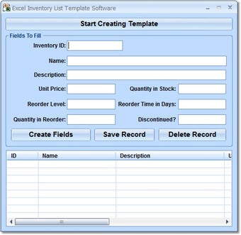 Image 0 for Excel Inventory List Temp…