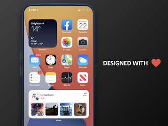Imagen 1 para iOS 14 Widgets for KWGT (…