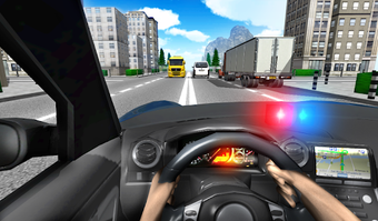 Image 1 for Police Driving In Car