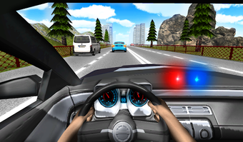 Image 0 for Police Driving In Car
