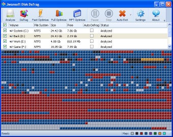Image 0 for Jwansoft Disk Defrag