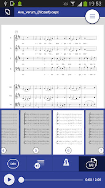 Image 1 for capella score reader