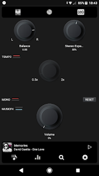 Image 0 for Poweramp v3 skin red dots