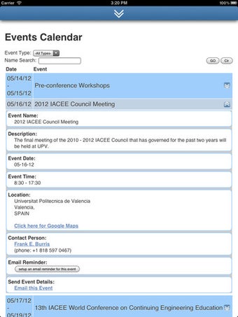 Imagen 4 para IACEE Website Mobile App