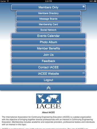 Imagen 0 para IACEE Website Mobile App