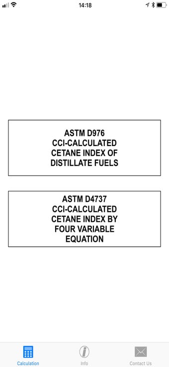 Image 1 for Cetane Index Calculator