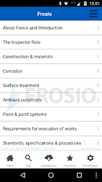 Image 1 for FROSIO Inspectors Book