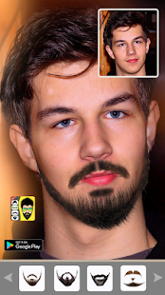 Imagen 2 para Beard man photo editor Ha…