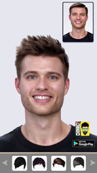 Imagen 0 para Beard man photo editor Ha…