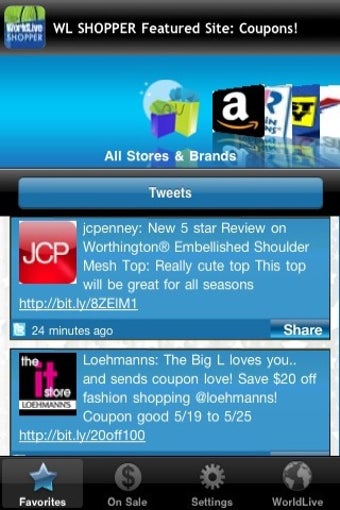 Image 0 for WorldLive Shopper