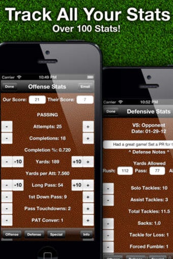 Image 0 for Football Stats Tracker To…
