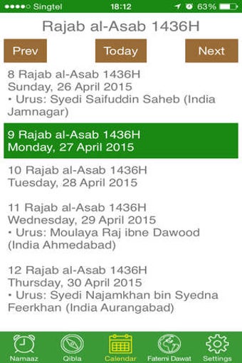 Image 0 for Namaaz Times for Mumineen