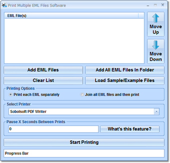 Image 0 for Print Multiple EML Files …