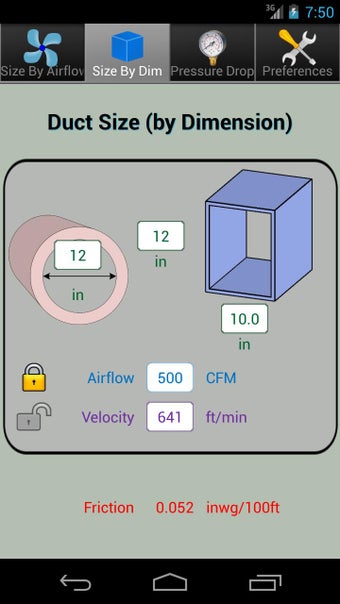 Imagen 0 para Duct Calc Elite - Ductula…