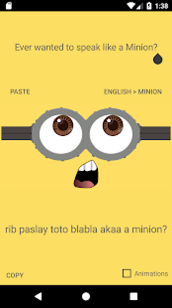 Image 0 for The Minion Translator