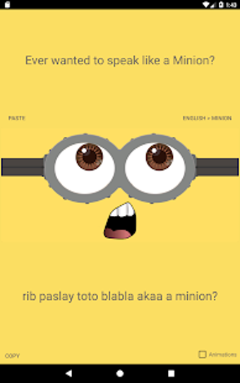 Image 2 for The Minion Translator