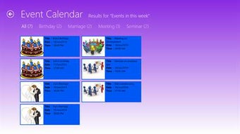Image 0 for Event Calender for Window…