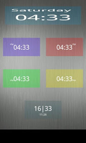 Imagen 1 para Nice Simple Clock (Widget…