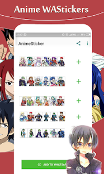 Image 1 for Anime Stickers : WASticke…