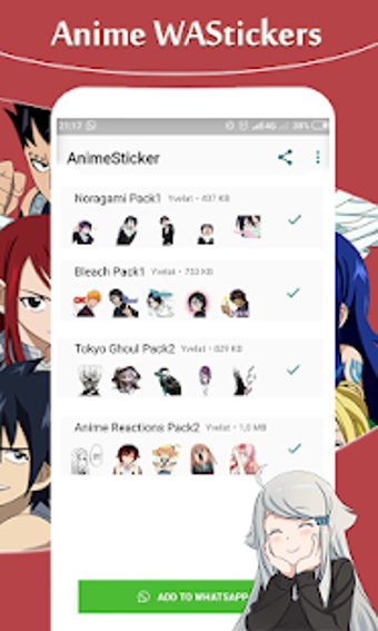 Image 2 for Anime Stickers : WASticke…