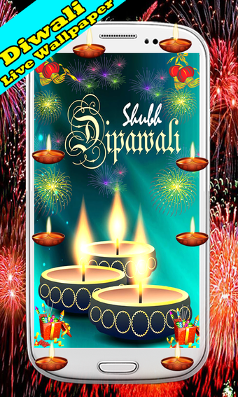 Imagen 3 para Diwali Live Wallpaper 201…