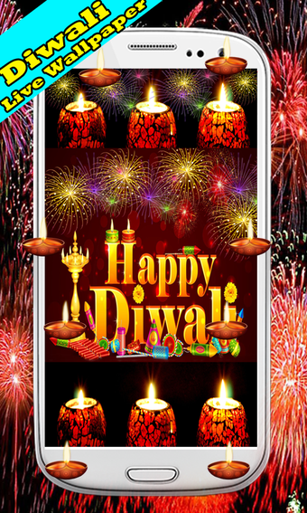 Imagen 1 para Diwali Live Wallpaper 201…
