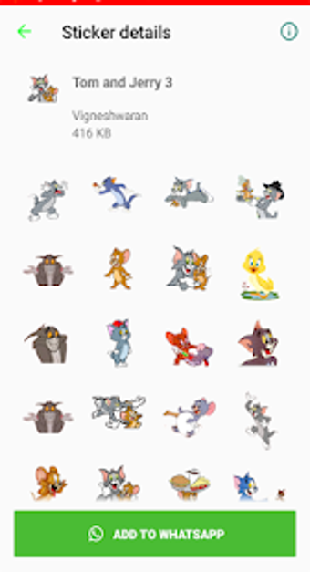 Imagen 0 para Tom and Jerry Tamil Stick…